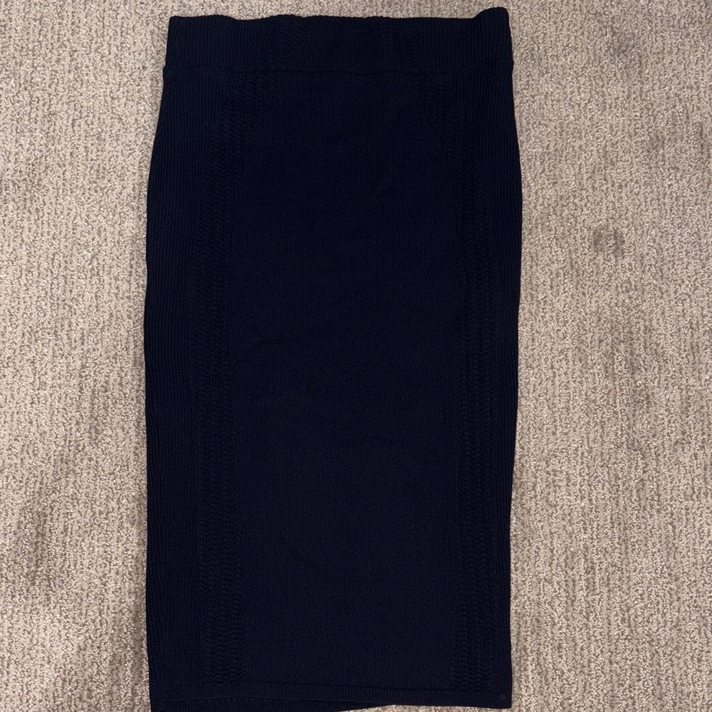 RACHEL Rachel Roy Classic Black Pencil Skirt